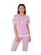 Goodnight Summer Women's Pyjama Set Pink
