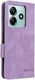 Book Tempered Glass Purple for Poco M7 Pro
