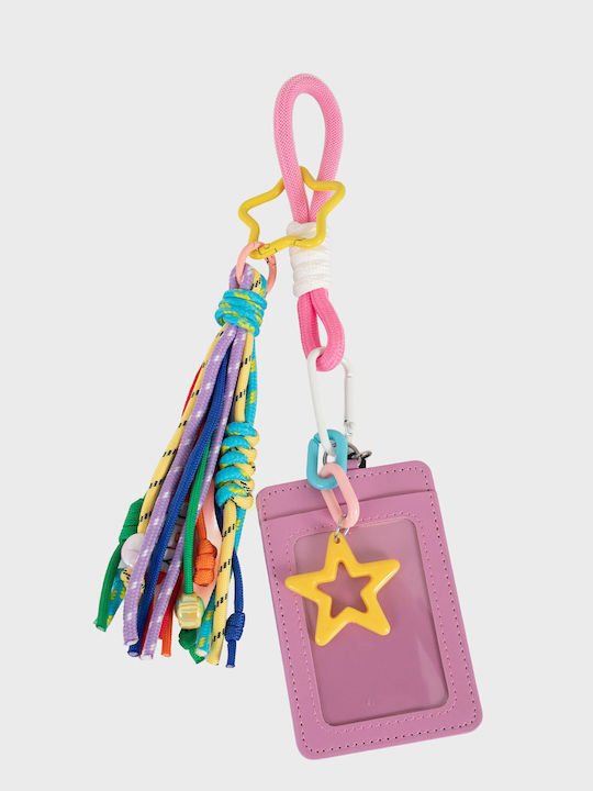 Mc2 Saint Barth Keyring Loop Badge Holder Multi Colors Αξεσουάρ Female Multi Colors Keyr002-00734l