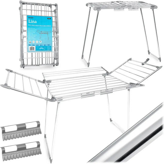 Smartic Lina Floor Folding Clothes Drying Rack with Hanging Length 22m