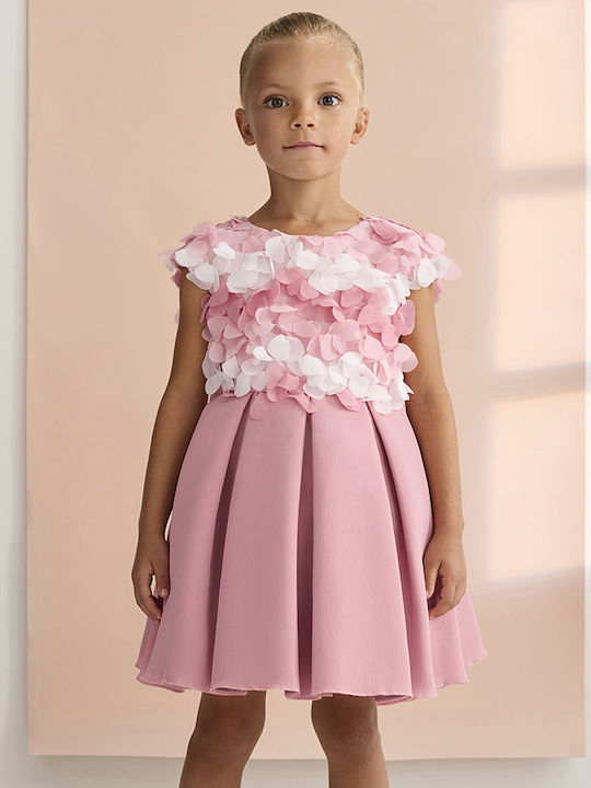 Rochie Fetiță Floral Roz