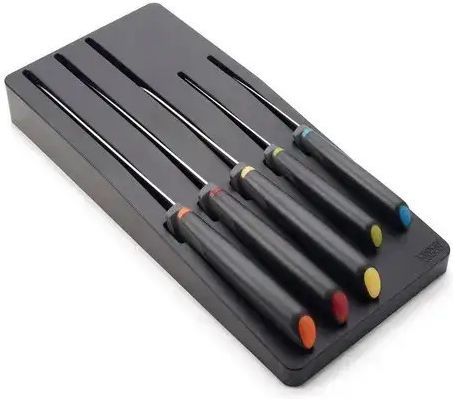 Joseph Joseph Elevate Messer Set mit Sockel aus Rostfreiem Stahl 6 Stück