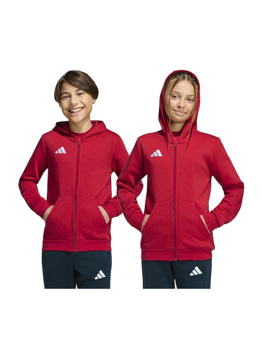 adidas Kids Sweatshirt Cardigan with Hood and P...