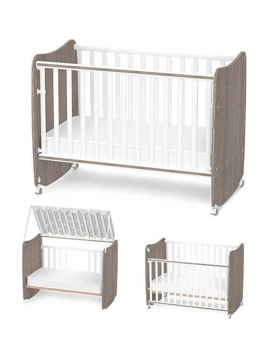 Lorelli Cabrio Babybett Weiß mit Matratze 120x1...