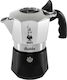 Bialetti Stovetop Espresso Pot Inox Black