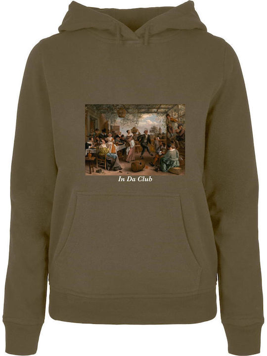Women's Sweatshirt Hooded Olive