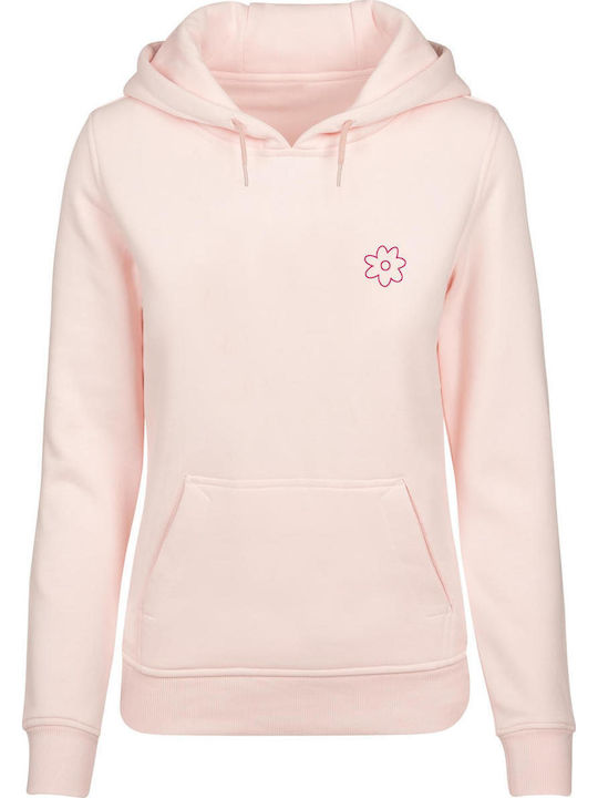 Damen Sweatshirt mit Kapuze Pink