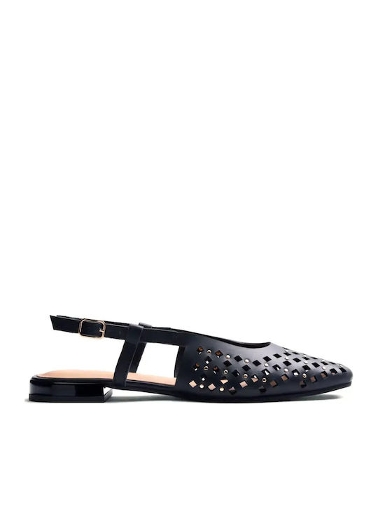 Gioseppo Leather Women's Ballerina Shoes In Bla...