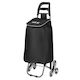 Plastic Shopping Trolley Foldable Black 40lt