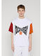 T-shirt Brightwhite/reddahlia/hawaiiansunset RWTS116-21414