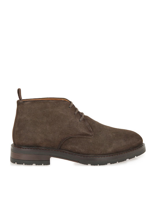 Suede Brown Men's Boots