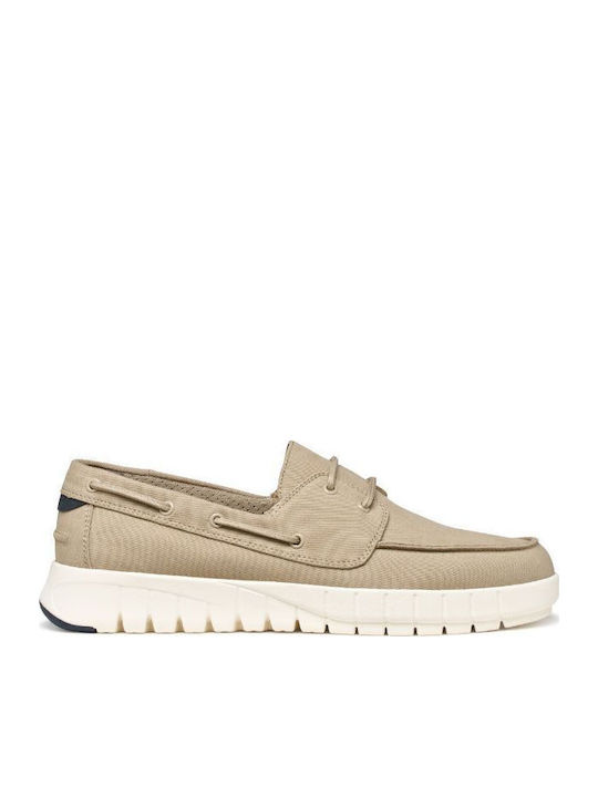 Men's Moccasins in Beige Colour