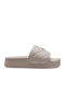 Lotty Slides in Beige Colour