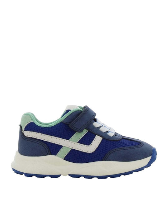 Kids Anatomic Sneakers with Hoop & Loop Closure Blue