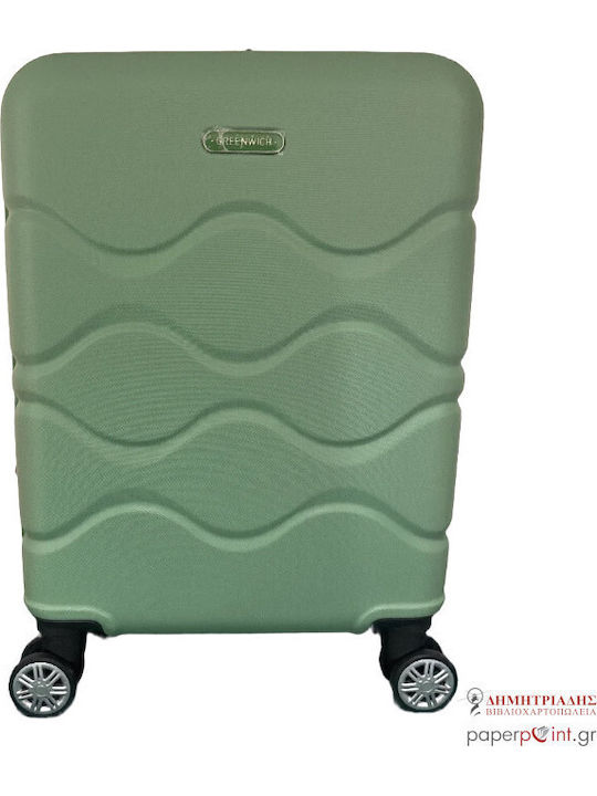 Greenwich Polo Club Cabin Hard Travel Suitcase Jade with 4 Wheels Height 55cm