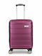 Greenwich Polo Club Cabin Hard Purple Suitcase with 4 Wheels Height 55cm