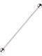Steel Barbell Earring 5mm Silver