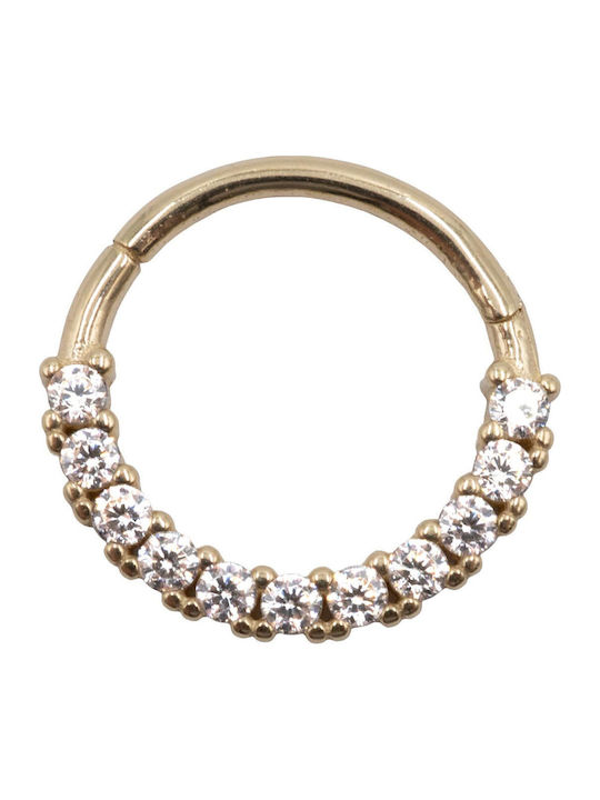 Poco Loco Clicker Earring from 14K Gold