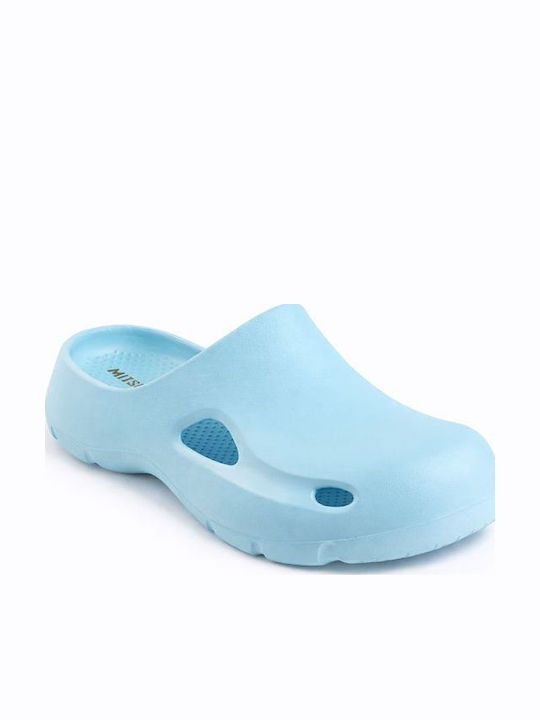 Mitsuko Women's Blue Clogs
