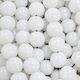 Rosary Worry Beads with 23 Beads Length 23cm White