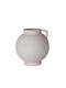 Zaros Διακοσμητικό Βάζο Πήλινο Λευκό Φ22.5xΥ24.5cm