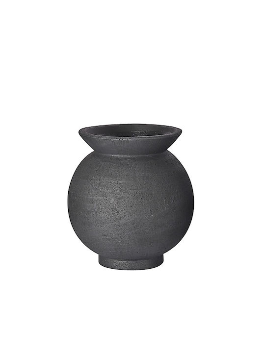 Zaros Vază Decorativă Din Ceramică Neagră