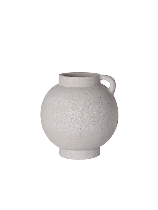 Zaros Vază Decorativă Din Ceramică Albă