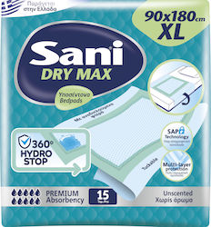 Sani Cearceafuri Absorbante 90x180cm 15 Bucăți