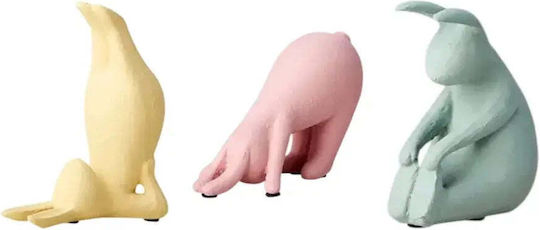 Set Easter Yoga Rabbits Three Poses 10% Pgbund0008