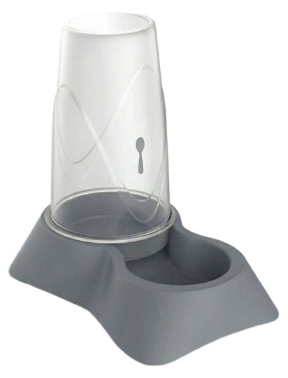 Madpet Automatic Food & Water Bowl for Dog & Cat 1.5lt in Gray Color