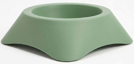 Madpet Plastic Food & Water Bowl for Dog & Cat 300ml in Green Colour