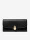 Michael Large Leather Women's Coin Wallet Black