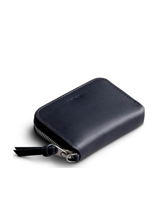 Pocket Wallet Δερμάτινο Ανδρικό Πορτοφόλι με RFID Μπλε