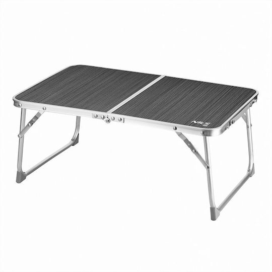 Nils Aluminium Campingmöbel Klapptisch 60x40cm Grau