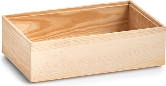 General Use Vase with Lid Wooden 15x7x23cm