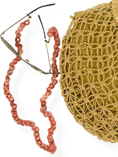 Kokálini Brillenkette Cuban Größe One Size Braun