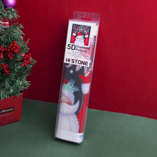 Diy Christmas Series Christmas Painting Diamond Stickers Snowmen Box Pet