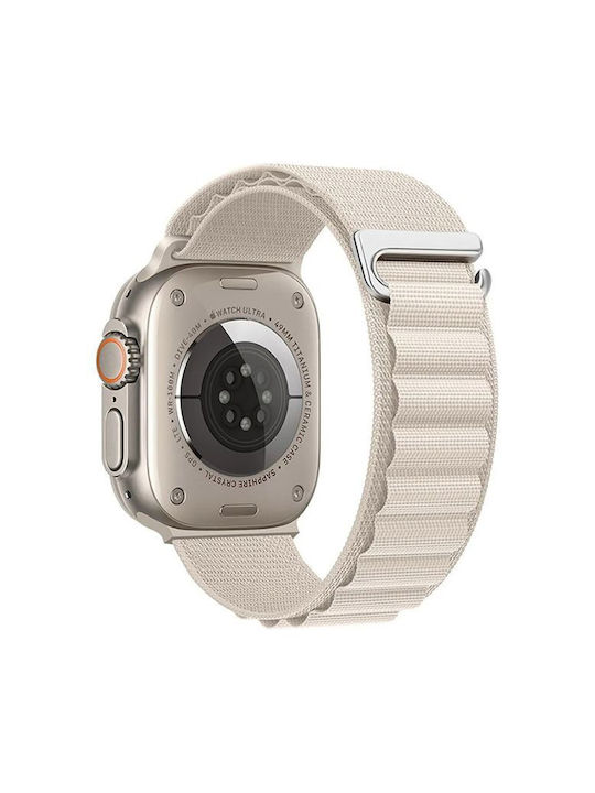 Orso Alpine Nylon Loop Band Stone Apple Watch 44 45 46 49mm