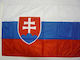 Slowakische Flagge Polyester 50x35cm