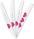 Set 4 Fișe Pentru Unghii 100/180 Sensopro Milano Sweet Hearts
