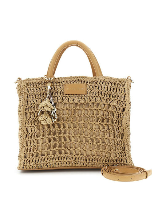 Straw Women's Shoulder Bag Beige
