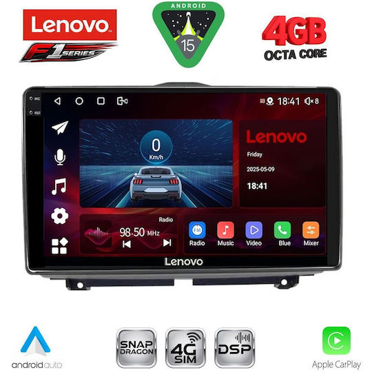 Lenovo Car Audio System for Lada Granta 2012-2026 Bluetooth USB Wi-Fi GPS Apple CarPlay Android Auto with 9 Inch Touch Screen LENOVO SSQ 9338 CPA