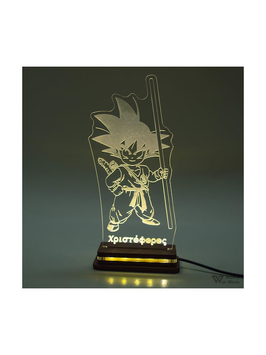 World of Wood Decorative Table Lamp Dragonball ...
