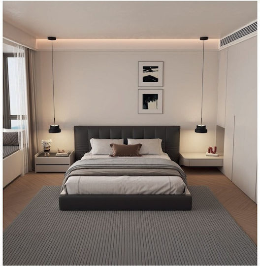 Sun Light Emma Ceiling Light Black 25x25cm