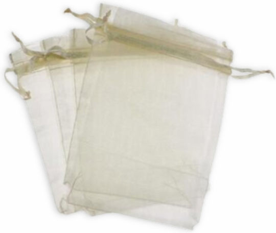 Medium Fabric Pouch for Transparent Gift 9x12cm 100 Pieces