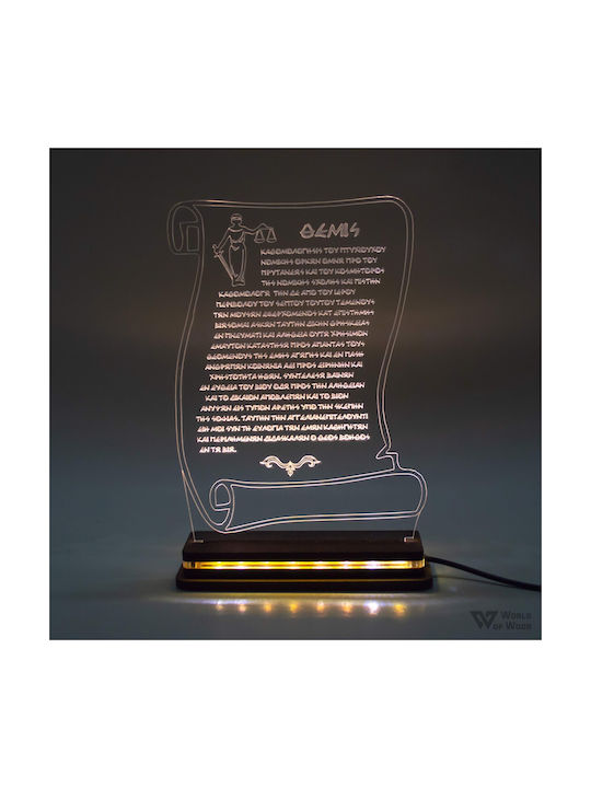 World of Wood Decorative Table Lamp Oath Of The...