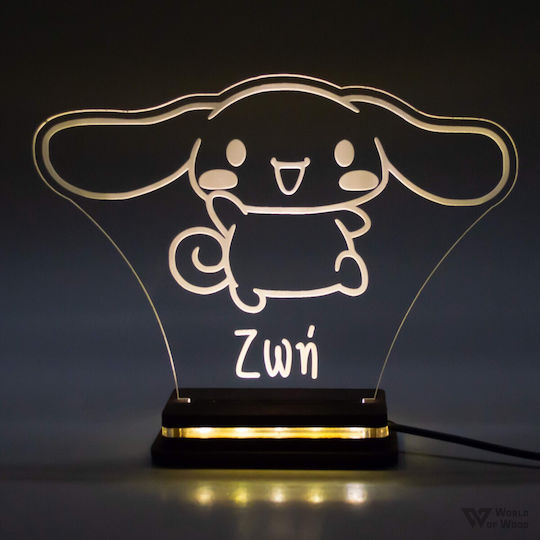 World of Wood Dekoratives Tischlicht Cinnamoroll LED 22x16cm