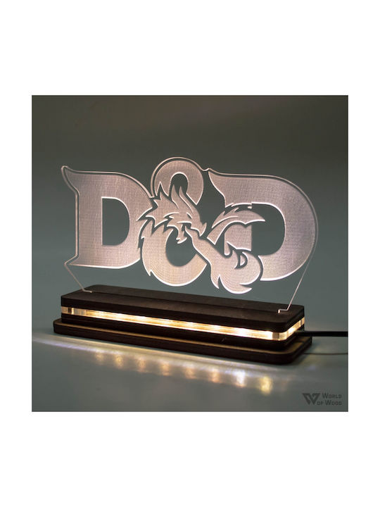 World of Wood Decorative Table Lamp D&d - Dunge...