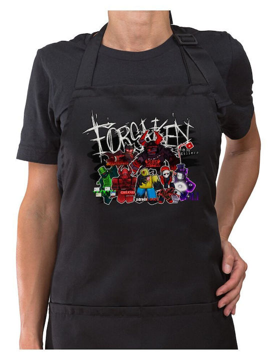 Koupakoupa Roblox Forsaken Kitchen Apron Black ...