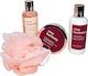 Gift Set Women Cozy Harmony Shower Gel Body Lotion Body Scrub